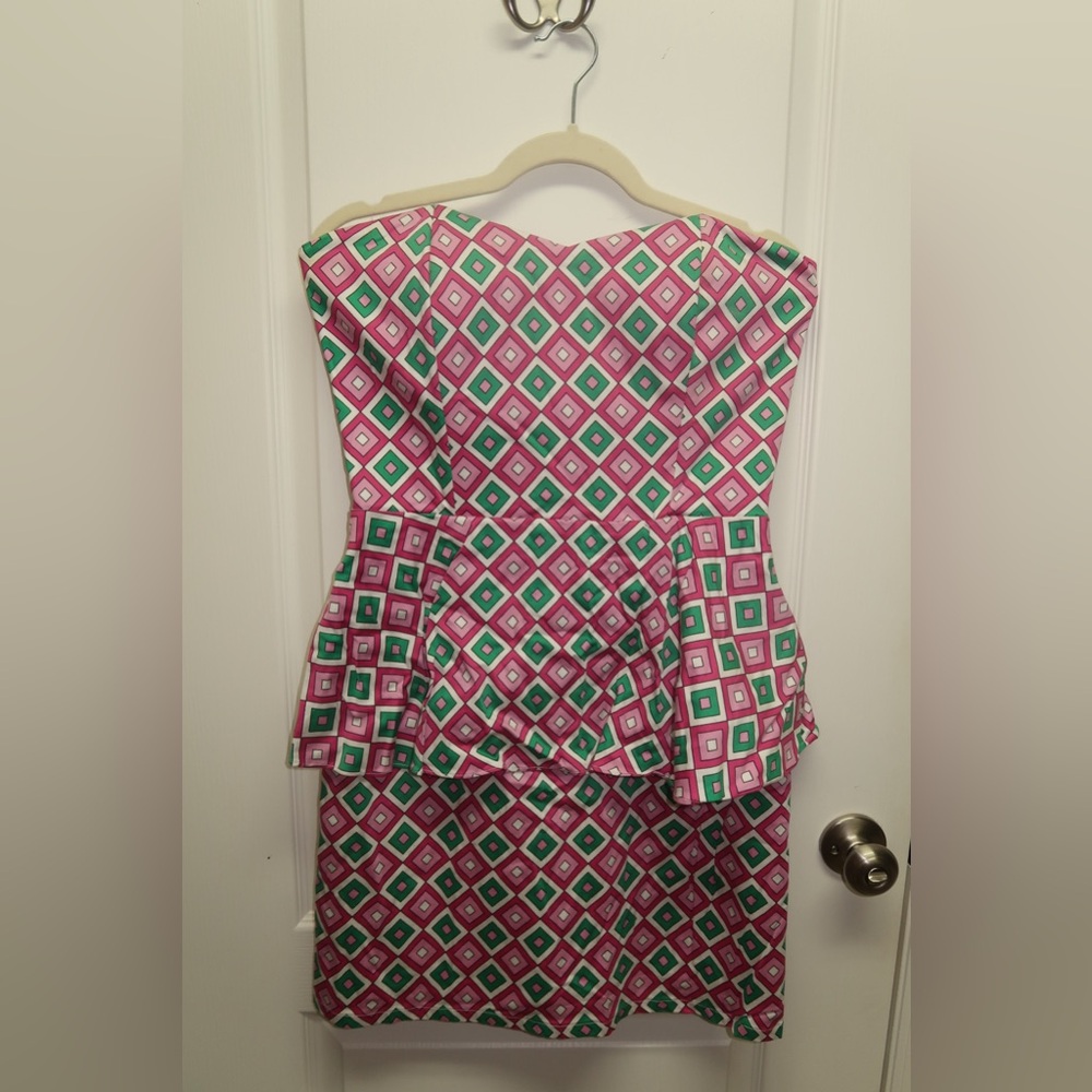 JB by Julie Brown strapless dress with peplum waist Kentucky Derby 10